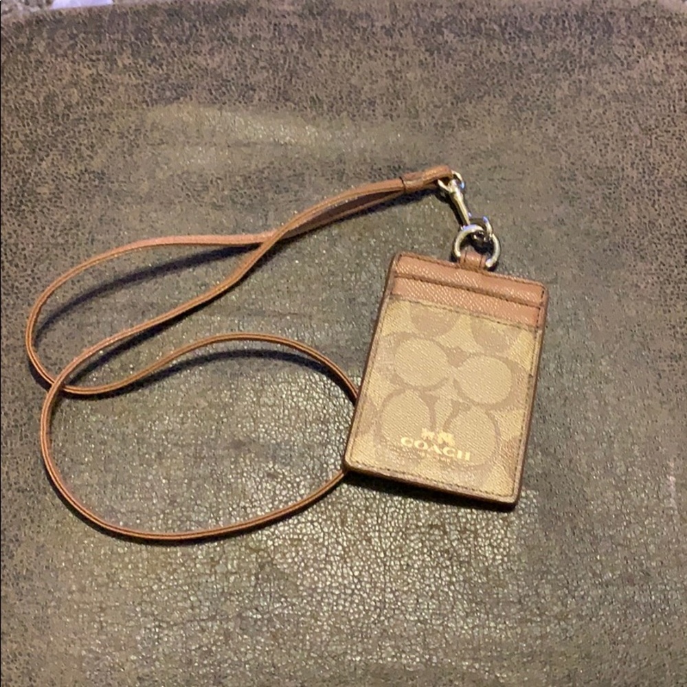 Coach lanyard